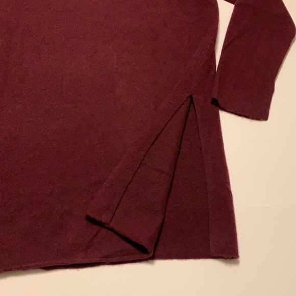 Margaret O’Leary Maroon Cashmere Tunic - Women’s Size Medium - Picture 8 of 11